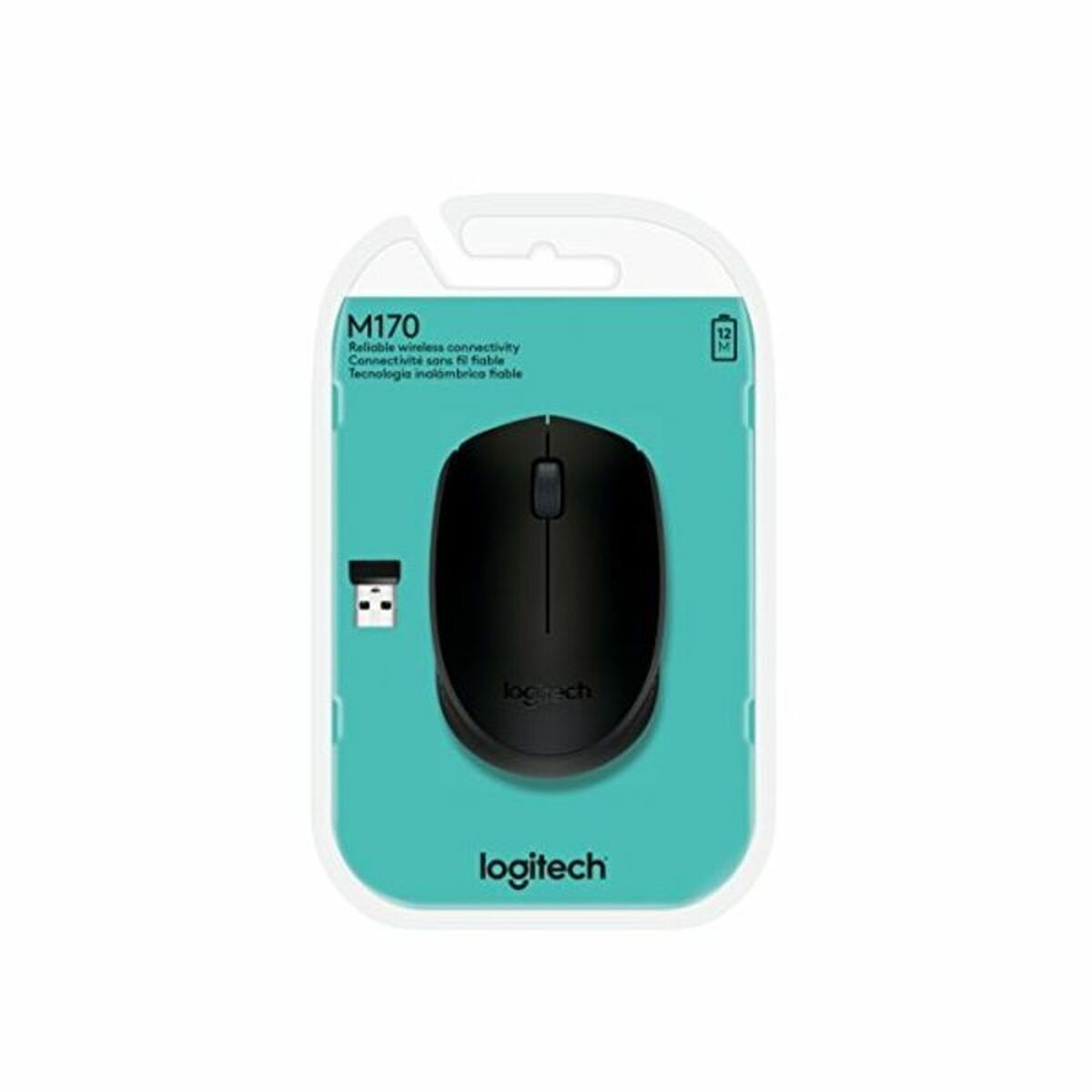 Ασύρματο ποντίκι Logitech M171 Wireless Mouse Μαύρο 1000 dpi